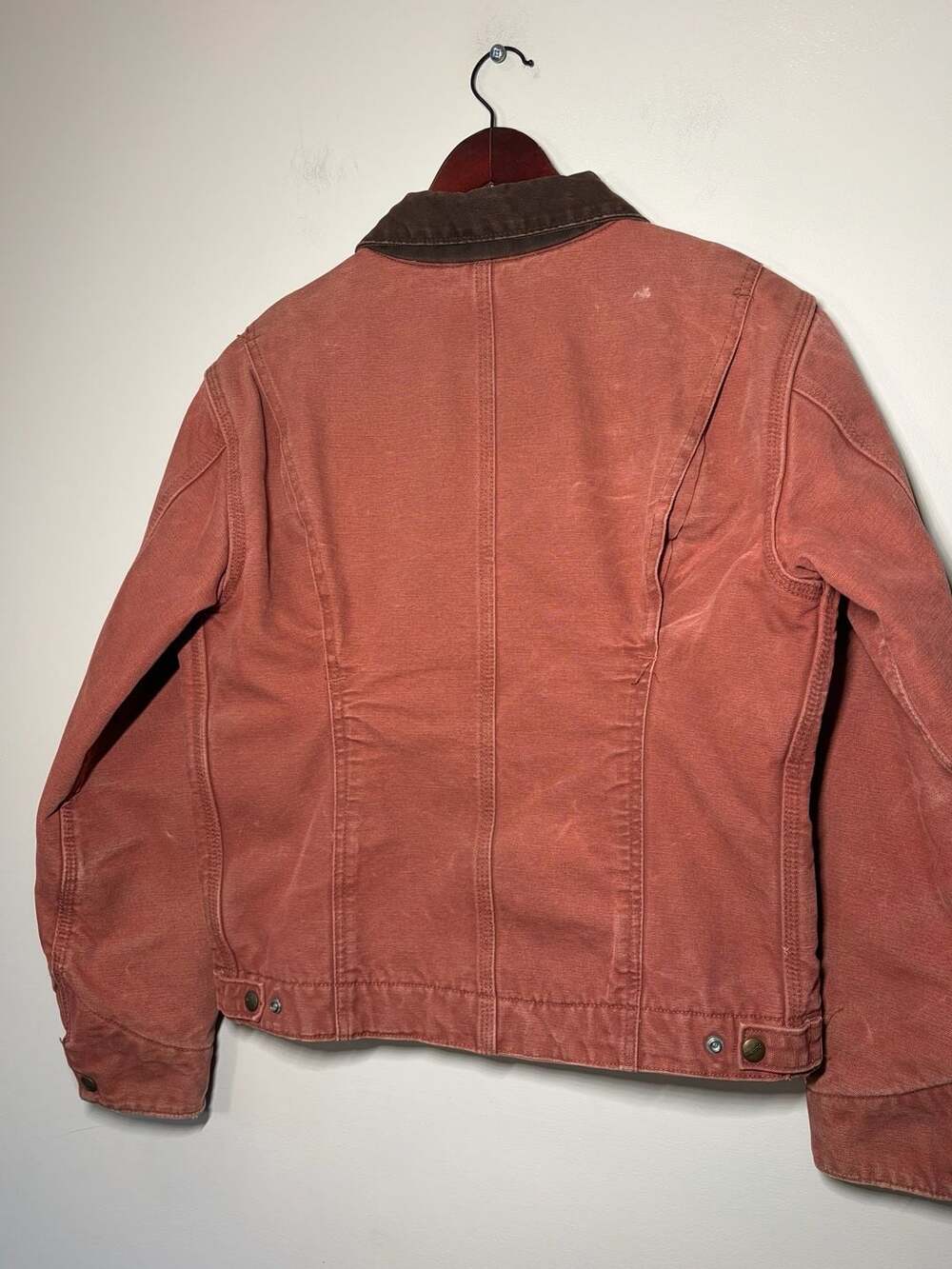 Carhartt Detroit Jacket Salmon Size Medium - Picture 6 of 13